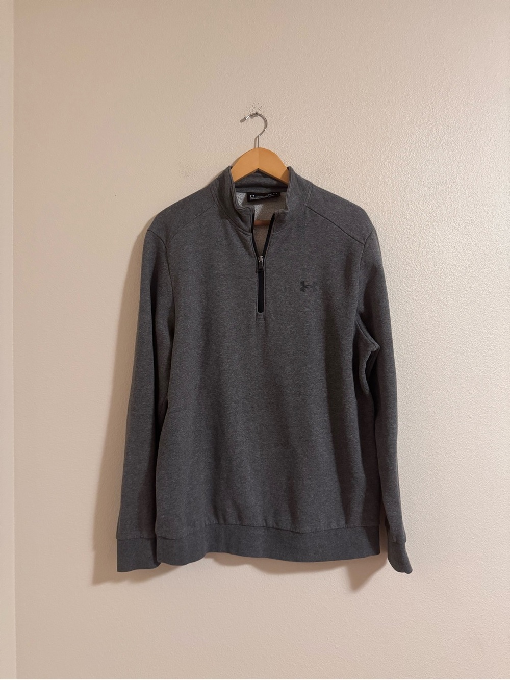 Under Armour Men’s Dark Gray Half-Zip Pullover